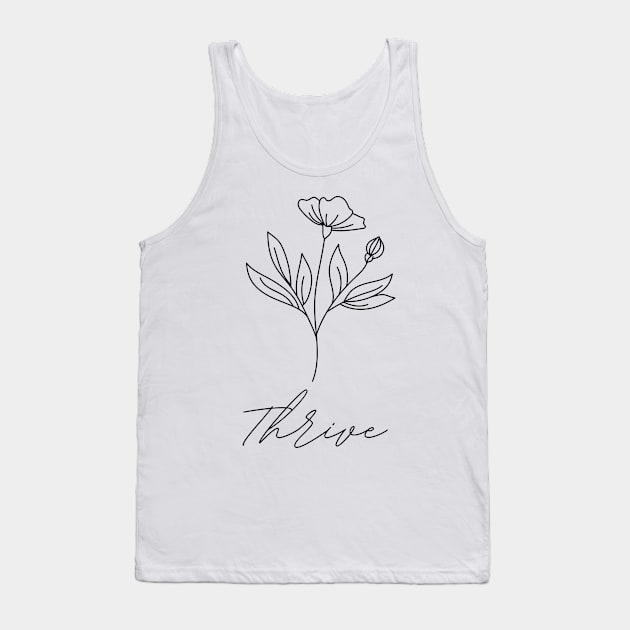 Thrive Tank Top by LylaLace Studio